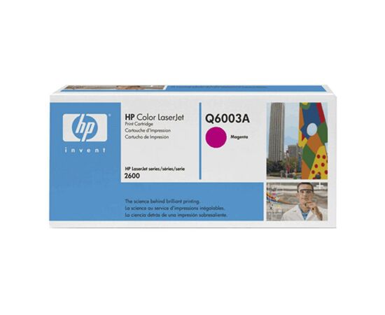 Картридж HP CLJ  124A Magenta, CLJ 1600/2600 (Q6003A)