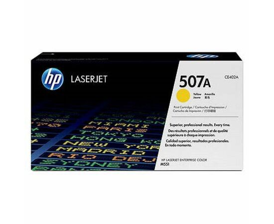 Картридж HP CLJ  507A yellow, для Enterprise 500 Color M551 (CE402A)