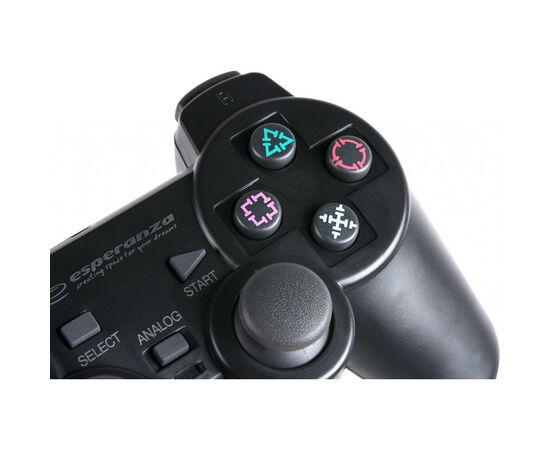 Геймпад Esperanza Vibration gamepad PS2/PS3/PC USB (EG106), изображение 5 Геймпад Esperanza Vibration gamepad PS2/PS3/PC USB (EG106), изображение 5