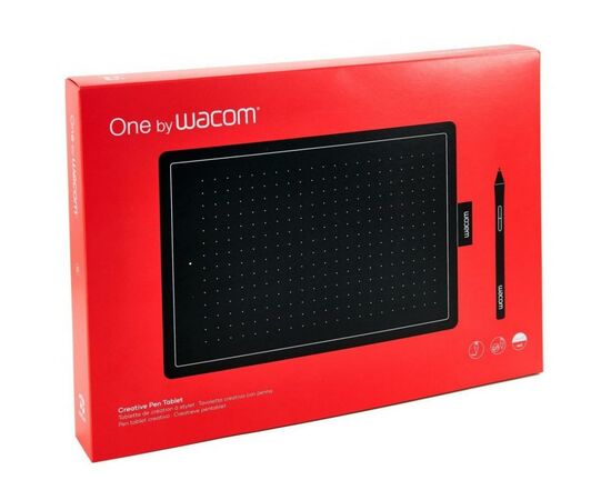Графічний планшет Wacom One by Medium Black (CTL-672-N), зображення 4 Графічний планшет Wacom One by Medium Black (CTL-672-N), зображення 4
