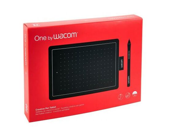 Графічний планшет Wacom One by Small Black (CTL-472-N), зображення 8 Графічний планшет Wacom One by Small Black (CTL-472-N), зображення 8