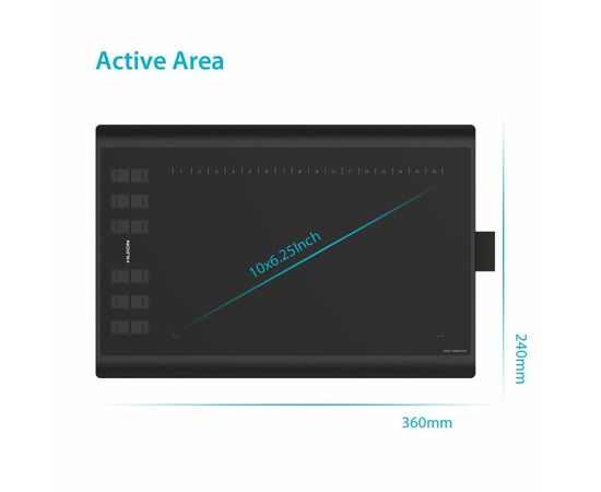 Графический планшет Huion H1060P, изображение 5 Графический планшет Huion H1060P, изображение 5
