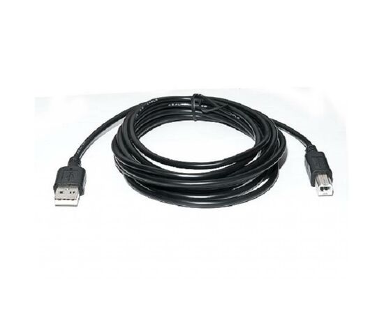 Кабель для принтера USB2.0 AM/BM 3.0m Pro black REAL-EL (EL123500027), зображення 2 Кабель для принтера USB2.0 AM/BM 3.0m Pro black REAL-EL (EL123500027), зображення 2