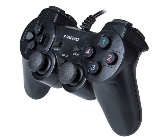 Геймпад Marvo GT-006 PC USB Black (GT-006), изображение 5 Геймпад Marvo GT-006 PC USB Black (GT-006), изображение 5