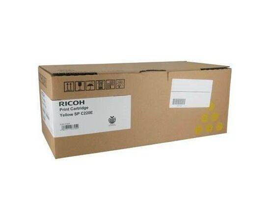 Тонер-картридж Ricoh SPC220/SPC240/SPC242 Yellow 2,3K (406768/407643/406062)