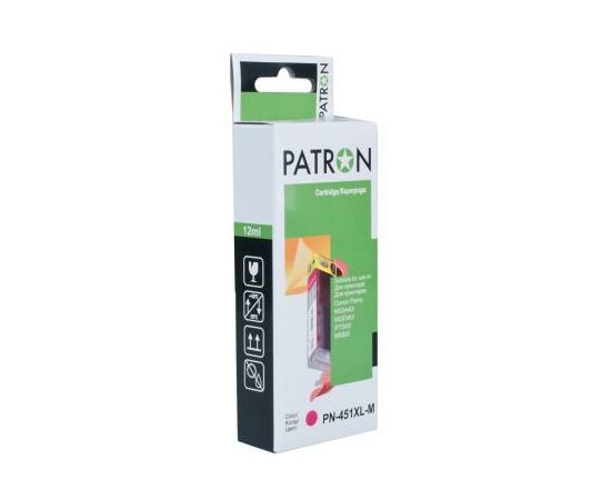Картридж Patron CANON CLI-451XLM (PN-451XLM) MAGENTA (CI-CAN-CLI-451-M-PN)