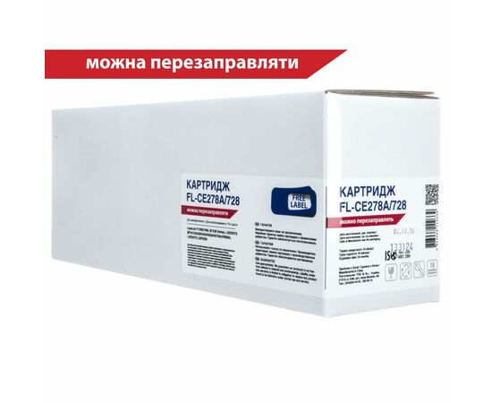Картридж FREE Label HP LJ CE278A/CANON 728 (FL-CE278A/728)