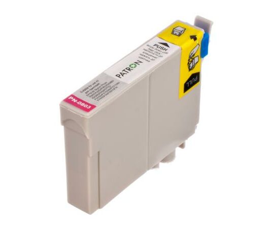 Картридж Patron EPSON R265/285/360,RX560/585/685,P50,PX650 MAGENTA (T0803) (PN-0803), зображення 4 Картридж Patron EPSON R265/285/360,RX560/585/685,P50,PX650 MAGENTA (T0803) (PN-0803), зображення 4