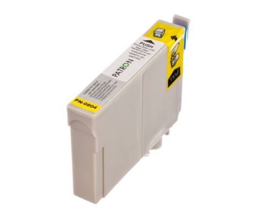Картридж Patron EPSON R265/285/360,RX560/585/685,P50,PX650 YELLOW (T0804) (PN-0804), изображение 4 Картридж Patron EPSON R265/285/360,RX560/585/685,P50,PX650 YELLOW (T0804) (PN-0804), изображение 4