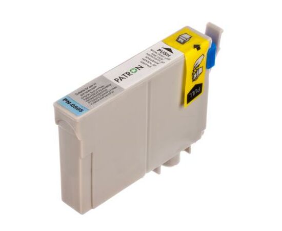 Картридж Patron EPSON R265/285/360,RX560/585/685,P50,PX650 LIGHT CYAN (T0805 (PN-0805), изображение 4 Картридж Patron EPSON R265/285/360,RX560/585/685,P50,PX650 LIGHT CYAN (T0805 (PN-0805), изображение 4