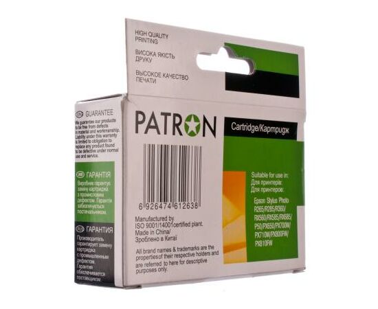 Картридж Patron EPSON R265/285/360,RX560/585/685,P50,PX650 LIGHT MAGENTA (T0 (PN-0806), изображение 3 Картридж Patron EPSON R265/285/360,RX560/585/685,P50,PX650 LIGHT MAGENTA (T0 (PN-0806), изображение 3