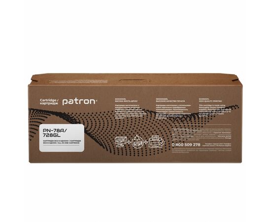 Картридж Patron HP LJ CE278A/CANON 728 GREEN Label (PN-78A/728GL), зображення 5