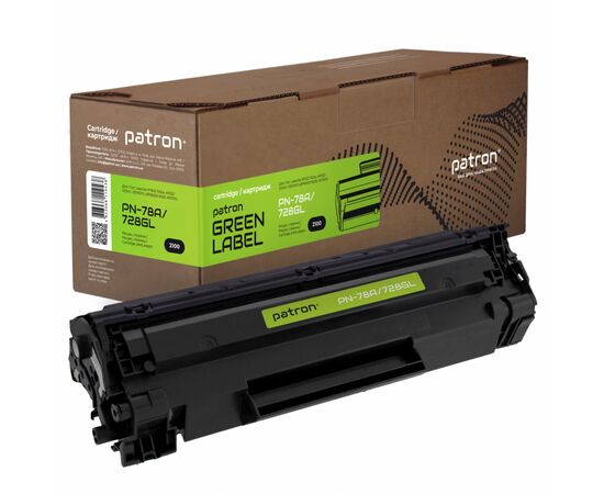 Картридж Patron HP LJ CE278A/CANON 728 GREEN Label (PN-78A/728GL)