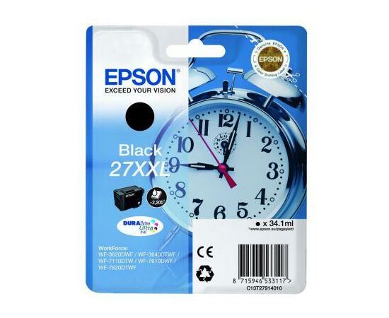 Картридж Epson 27XXL WF-7620 black XXL (C13T27914022)