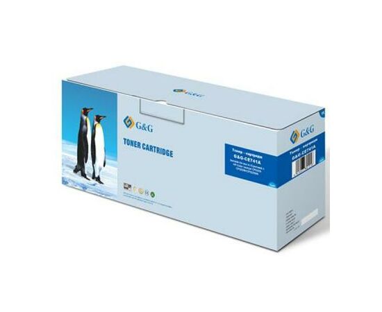 Картридж G&G для HP Color LJ CP5225/CP5225N/ CP5225DN Cyan (G&G-CE741A)
