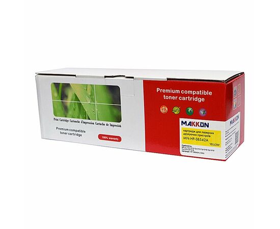 Картридж Makkon HP CLJ CB542A (125A) (SB542A) 1.4k yellow (MN-HP-SB542A)