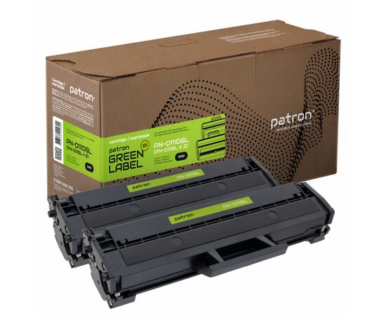 Картридж Patron SAMSUNG MLT-D111S (SL-M2020) GREEN Label (DUAL PACK) (PN-D111DGL)