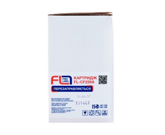 Картридж FREE Label HP LJ CF226A (FL-CF226A), изображение 2 Картридж FREE Label HP LJ CF226A (FL-CF226A), изображение 2