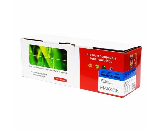 Картридж Makkon HP CLJP CF381A (312A) 2.7k cyan (MN-HP-SF381A)