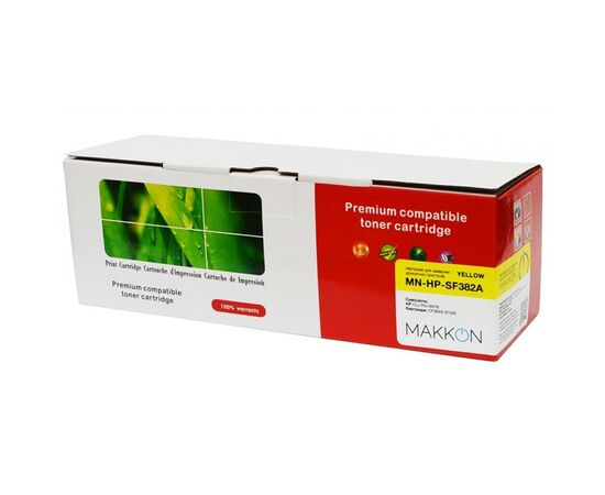 Картридж Makkon HP CLJP CF382A (312A) 2.7k yellow (MN-HP-SF382A)