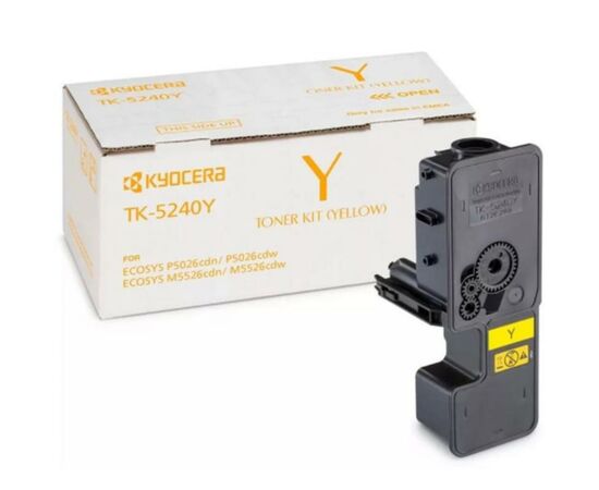 Тонер-картридж Kyocera TK-5240Y Yellow 3K (1T02R7ANL0)