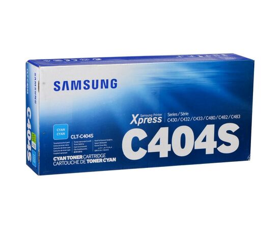 Картридж Samsung SL-C430W/C480W cyan CLT-C404S (ST974A), зображення 2 Картридж Samsung SL-C430W/C480W cyan CLT-C404S (ST974A), зображення 2