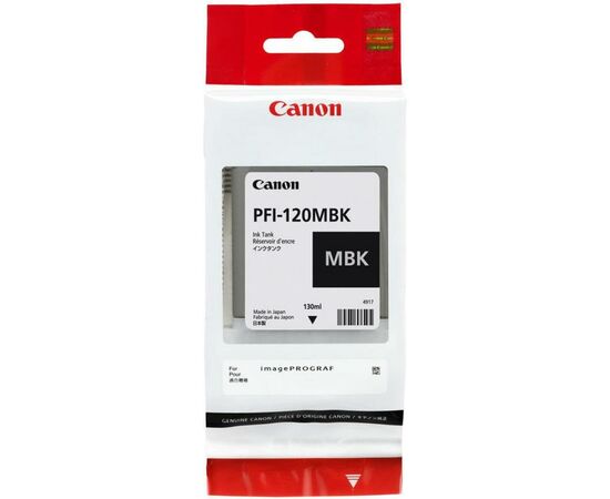 Картридж Canon PFI-120 Matte Black, 130ml (2884C001AA), изображение 2 Картридж Canon PFI-120 Matte Black, 130ml (2884C001AA), изображение 2