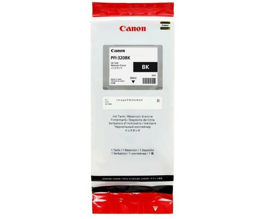 Картридж Canon PFI-320 black, 300ml (2890C001AA), изображение 2 Картридж Canon PFI-320 black, 300ml (2890C001AA), изображение 2