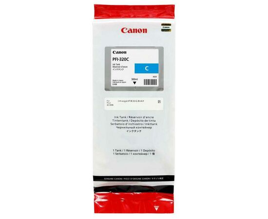 Картридж Canon PFI-320 Cyan, 300ml (2891C001AA), изображение 2 Картридж Canon PFI-320 Cyan, 300ml (2891C001AA), изображение 2