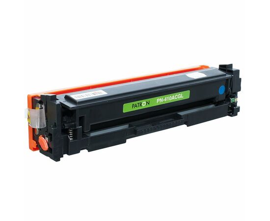 Картридж Patron HP CLJ CF411A, для Pro M452/M477 Cyan, GREEN Label (PN-410ACGL), зображення 2 Картридж Patron HP CLJ CF411A, для Pro M452/M477 Cyan, GREEN Label (PN-410ACGL), зображення 2