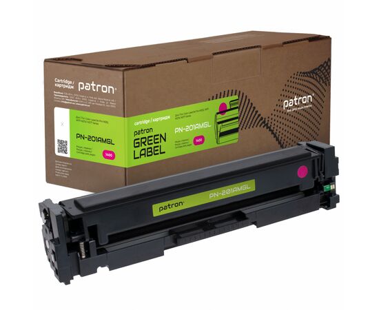 Картридж Patron HP CLJ CF403A для M252/M274/M277 Magenta, GREEN Label (PN-201AMGL)