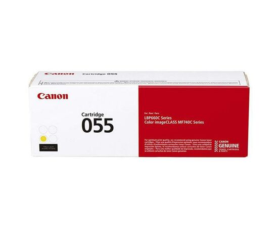 Картридж Canon 055 Yellow 2.1K (3013C002)