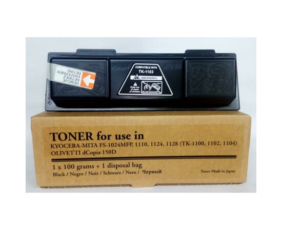 Тонер-картридж Tomoegawa KYOCERA TK-1100+ chip (PY438Y.101)
