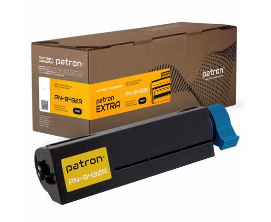 Тонер-картридж Patron OKI B412/B432/MB472/MB492/MB562, 45807120 Extra (PN-B432R)