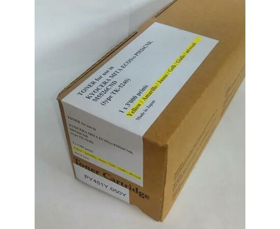 Тонер-картридж Tomoegawa KYOCERA TK-5240Y Yellow + chip (PY451Y.050Y)