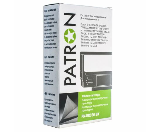 Картридж Patron EPSON ERC-30 BLACK (PN-ERC30 BK)