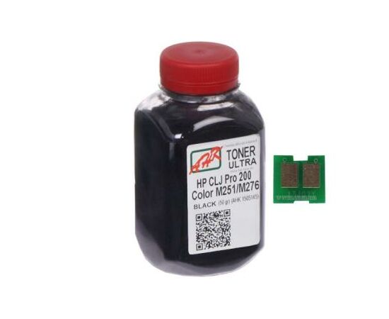 Тонер HP CLJ Pro 200/M251/M276n (131A) Black +chip AHK (1505157)