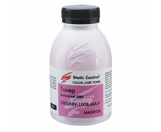 Тонер Okidata universal 100г magenta Static Control (OKIUNIV-100B-MA-P)