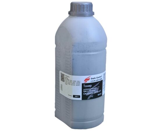 Тонер Oki universal2 (Glossy) 500г black Static Control (OKIUNIV2-500B-K-P)