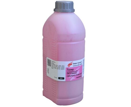 Тонер Oki universal2 (Glossy) 500г magenta Static Control (OKIUNIV2-500B-MA-P)
