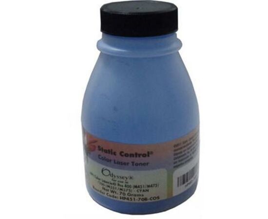 Тонер SamsungCLP-360/CLX-3300 40г cyan Static Control (SAM406-40B-COS)