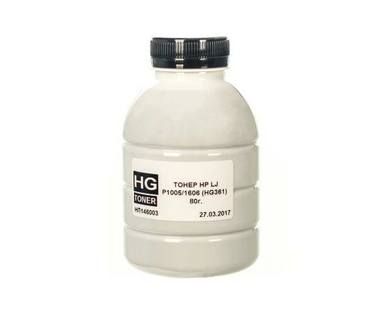Тонер HP LJ P1005/1606, 80 г HG (HG361-080)