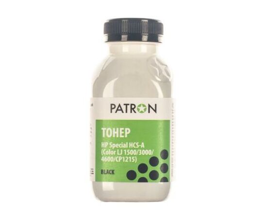 Тонер HP CLJ 1500/3000/4600/CP1215) BLACK 100г Patron (HCS-A-B-100)
