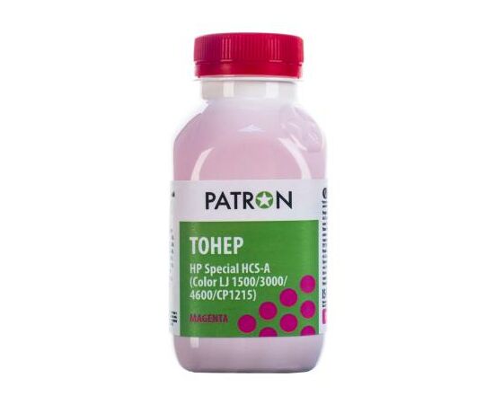 Тонер HP CLJ 1500/3000/4600/CP1215) MAGENTA 100г Patron (HCS-A-M-100)
