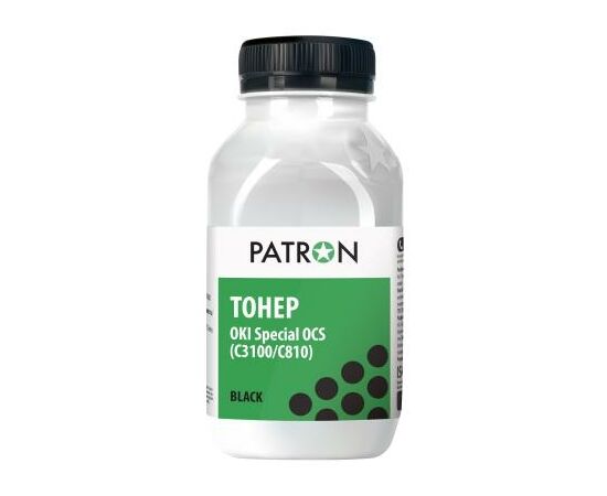 Тонер OKI C3100/C3200/C810 BLACK 50г OCS Patron (OCS-B-050)