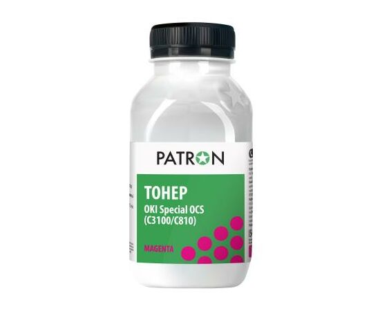 Тонер OKI C3100/C3200/C810 MAGENTA 50г OCS Patron (OCS-M-050)