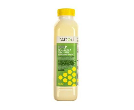 Тонер HP CLJ 1500/3000/4600/CP1215) YELLOW 250г Patron (HCS-A-Y-250)
