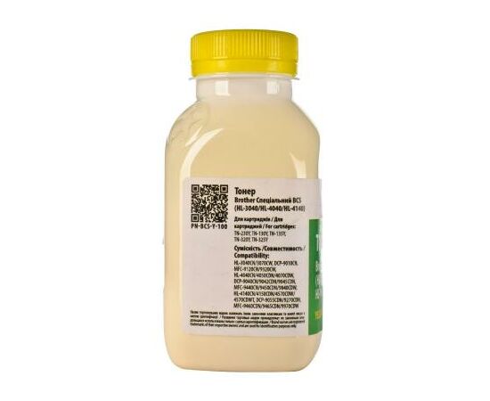 Тонер Brother HL-3040/4040/4140 BCS YELLOW 100г Patron (PN-BCS-Y-100), изображение 4 Тонер Brother HL-3040/4040/4140 BCS YELLOW 100г Patron (PN-BCS-Y-100), изображение 4