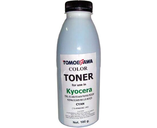 Тонер KYOCERA TK-5140/5195/5215/5305/8115 Cyan100г Tomoegawa (TG-KM6030C-100)