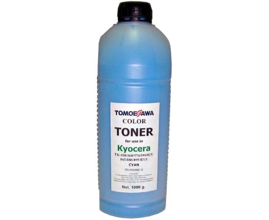 Тонер KYOCERA TK-550/825/865/880/895/8315 1кг Cyan Tomoegawa (TG-KM5200C-1)